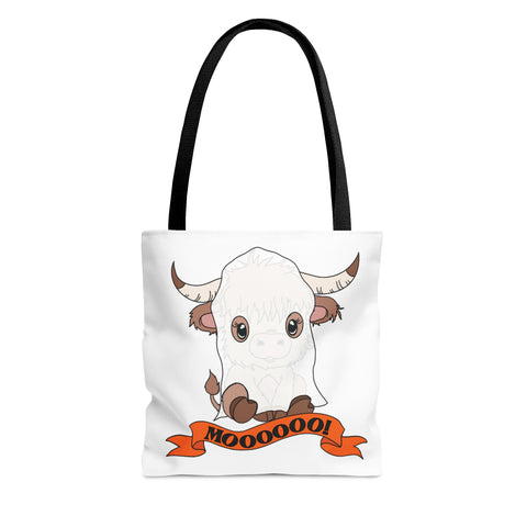 Ghost Cow Trick or Treat Small Tote - Merch